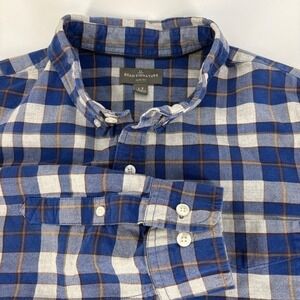 Bean Signature Slim Fit‎ Large Tall Plaid Button Down Long Sleeve